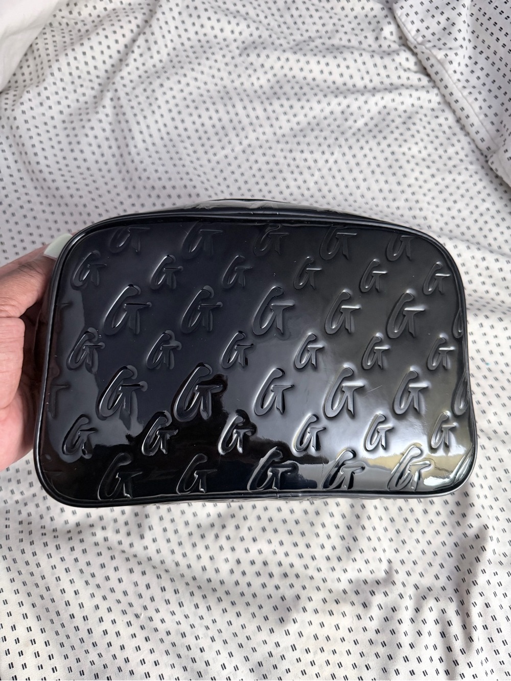 Glamaholic Black PatentToiletry Bag